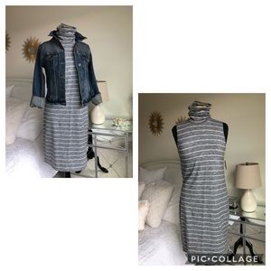 NWT sleeveless turtleneck dress